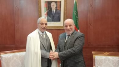 بلمهدي يستقبل رئيس المجلس الإسلامي الأعلى