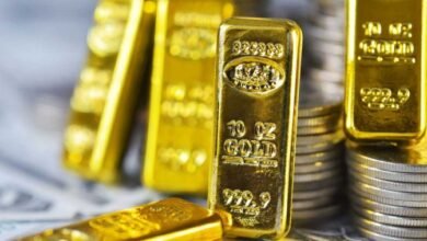 انخفاض أسعار الذهب بأكثر من 3 في المائة