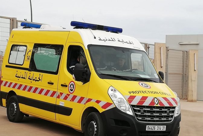 غليزان: جرحى في اصطدام بين حافلة وشاحنة