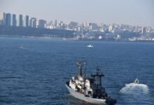 توقف مفرزة تابعة للأسطول العسكري الروسي بميناء وهران