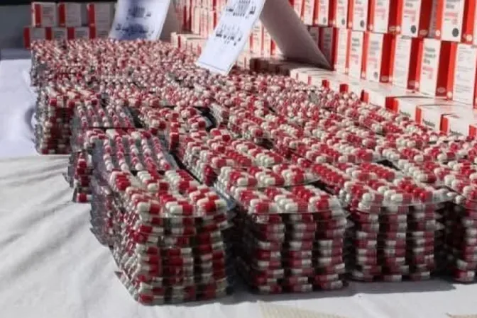 ضبط 180 ألف قرص مهلوس بالوادي