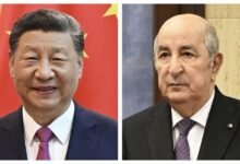 رئيس الجمهورية يتلقى رسالة من نظيره الصيني