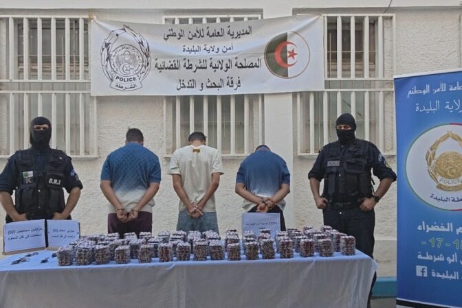 البليدة : ضبط كمية كبيرة تفوق 27 ألف قرص مهلوس