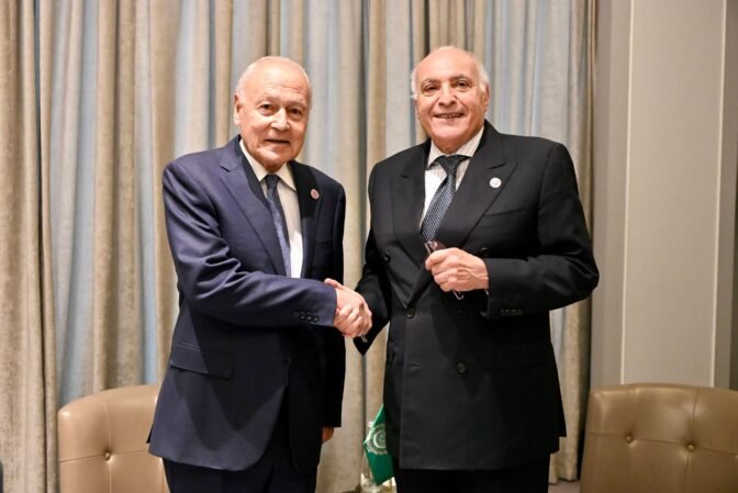 عطاف يودّع أبو الغيط ويشيد بجهوده في دعم العمل العربي المشترك