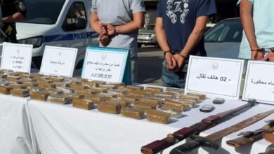 الإطاحة بشبكتين إجراميتين وحجز 13 كلغ من الكيف بالعاصمة