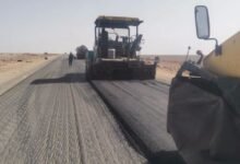تواصل أشغال تطوير وتحديث شبكة الطرقات والمنشآت القاعدية