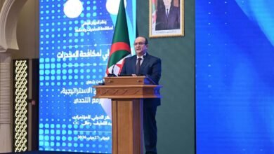 الوزير الأول: "مكافحة المخدرات واجب وطني ورهان حضاري"