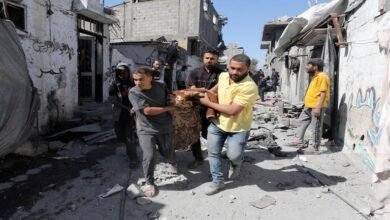 العدوان الصهيوني على غزة : استشهاد 3 مواطنين في دير البلح