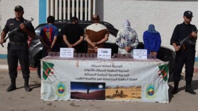 الأغواط : حجز 7400 قرص مهلوس وتوقيف 5 أشخاص