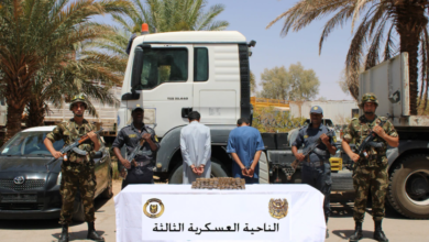 الجيش الوطني الشعبي يوقف 4 عناصر دعم للجماعات الإرهابية
