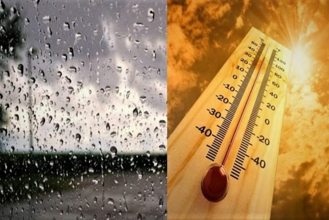 موجة حر قياسية وأمطار رعدية على عدة ولايات