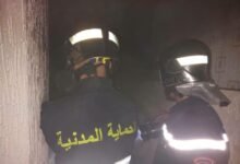 6 أشخاص يصابون في حريق شقة بعين الدفلى